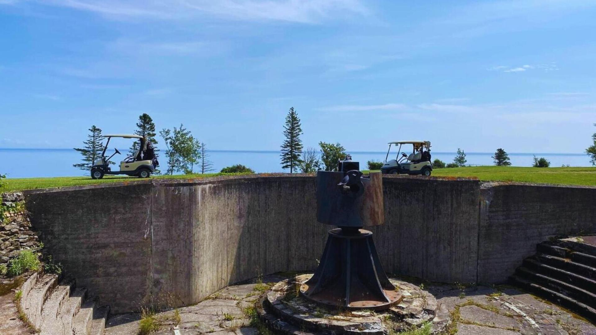 Hebergement Fort Prevel Saint Georges De Malbaie Exterior foto