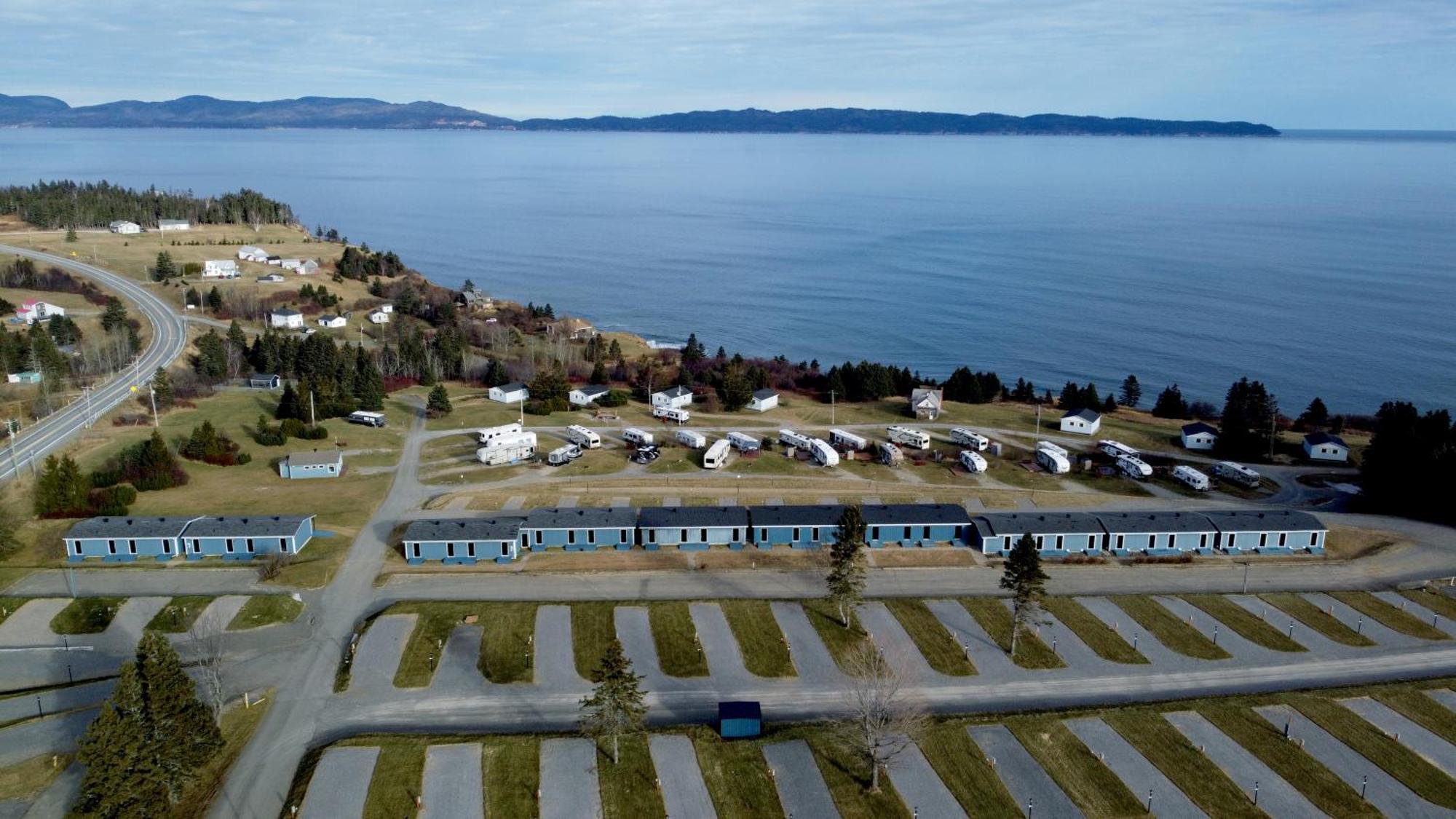 Hebergement Fort Prevel Saint Georges De Malbaie Exterior foto